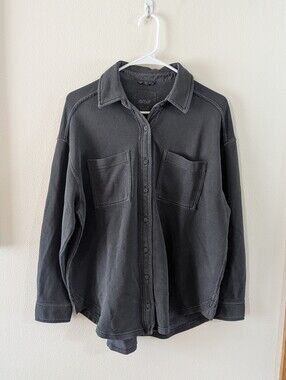 NWT Oversized Button Down Sweatshirt